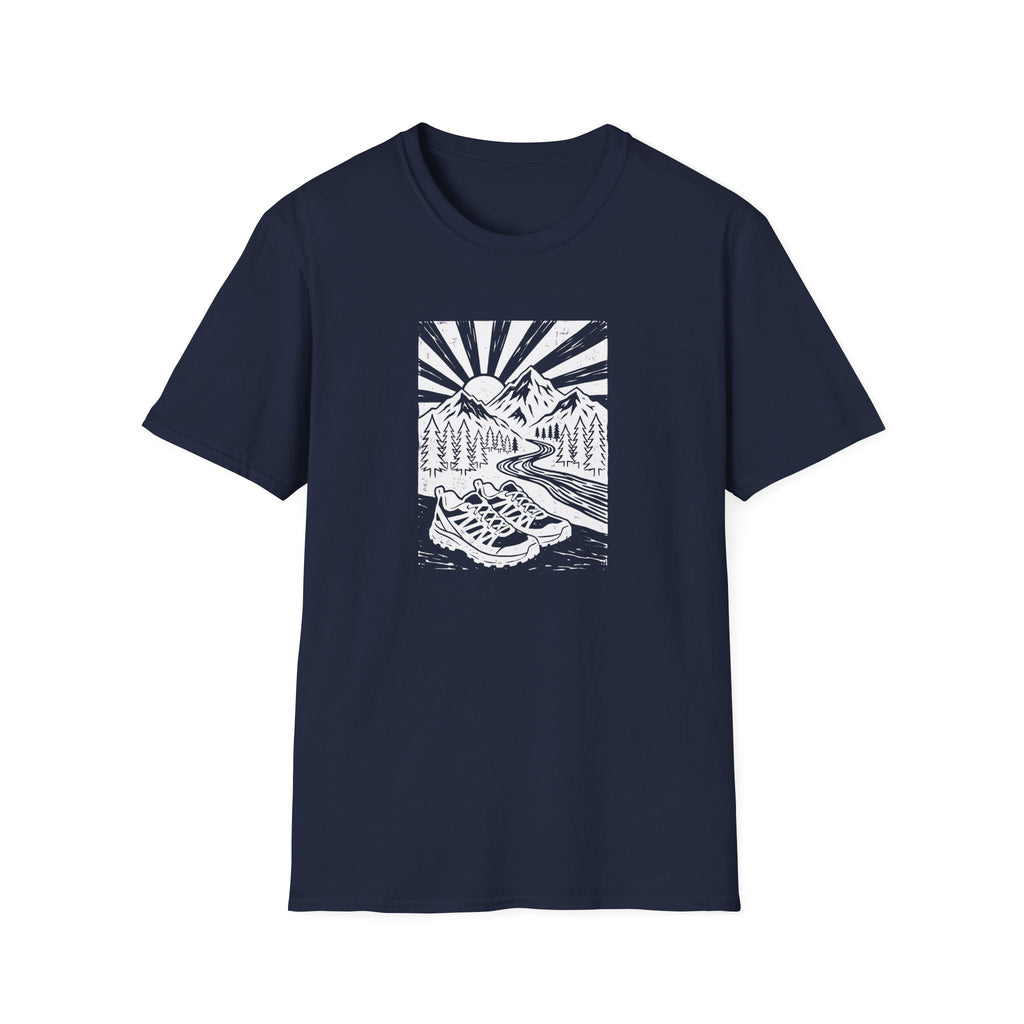Linocut Peaks T-Shirt