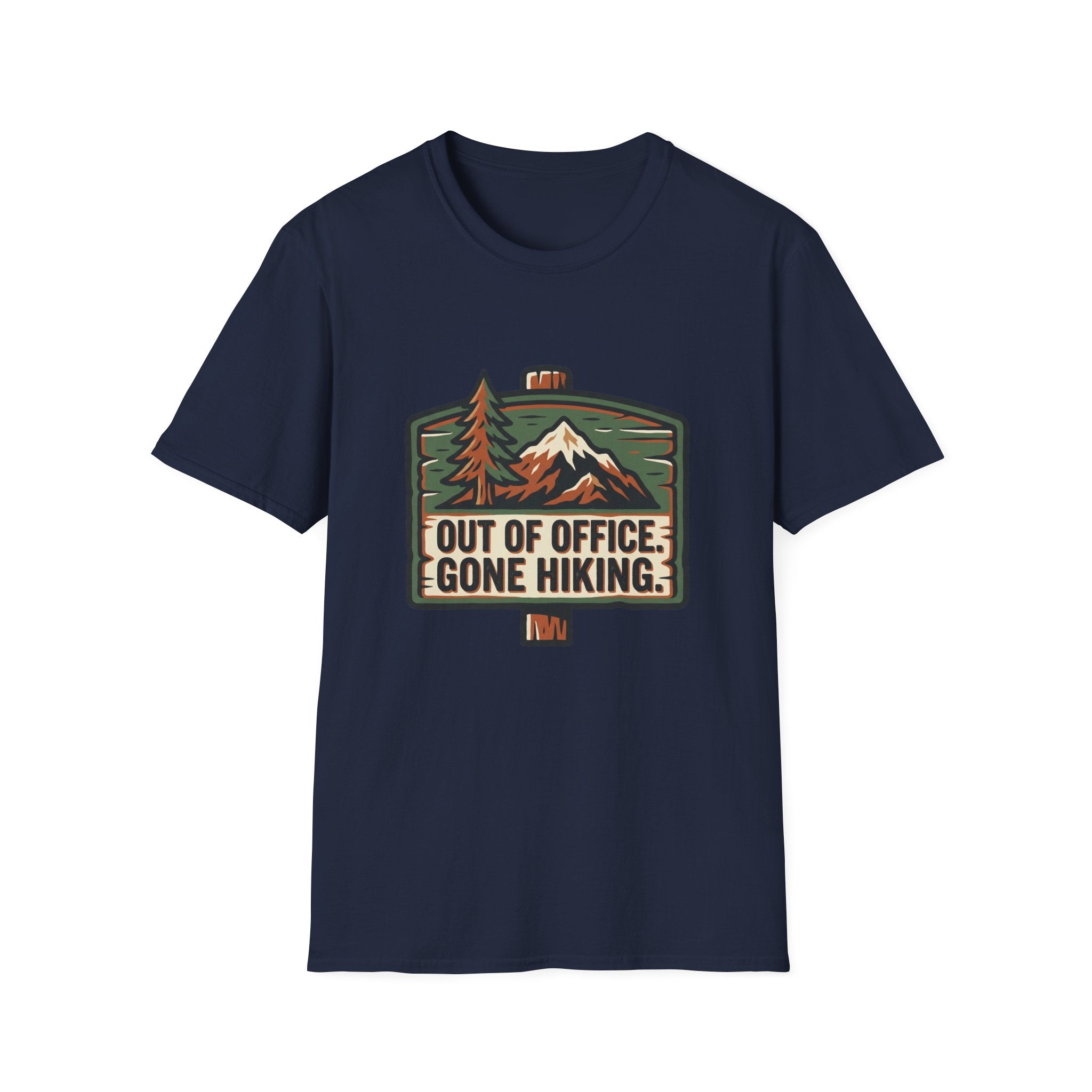 Out Of Office Gone Hiking T-Shirt