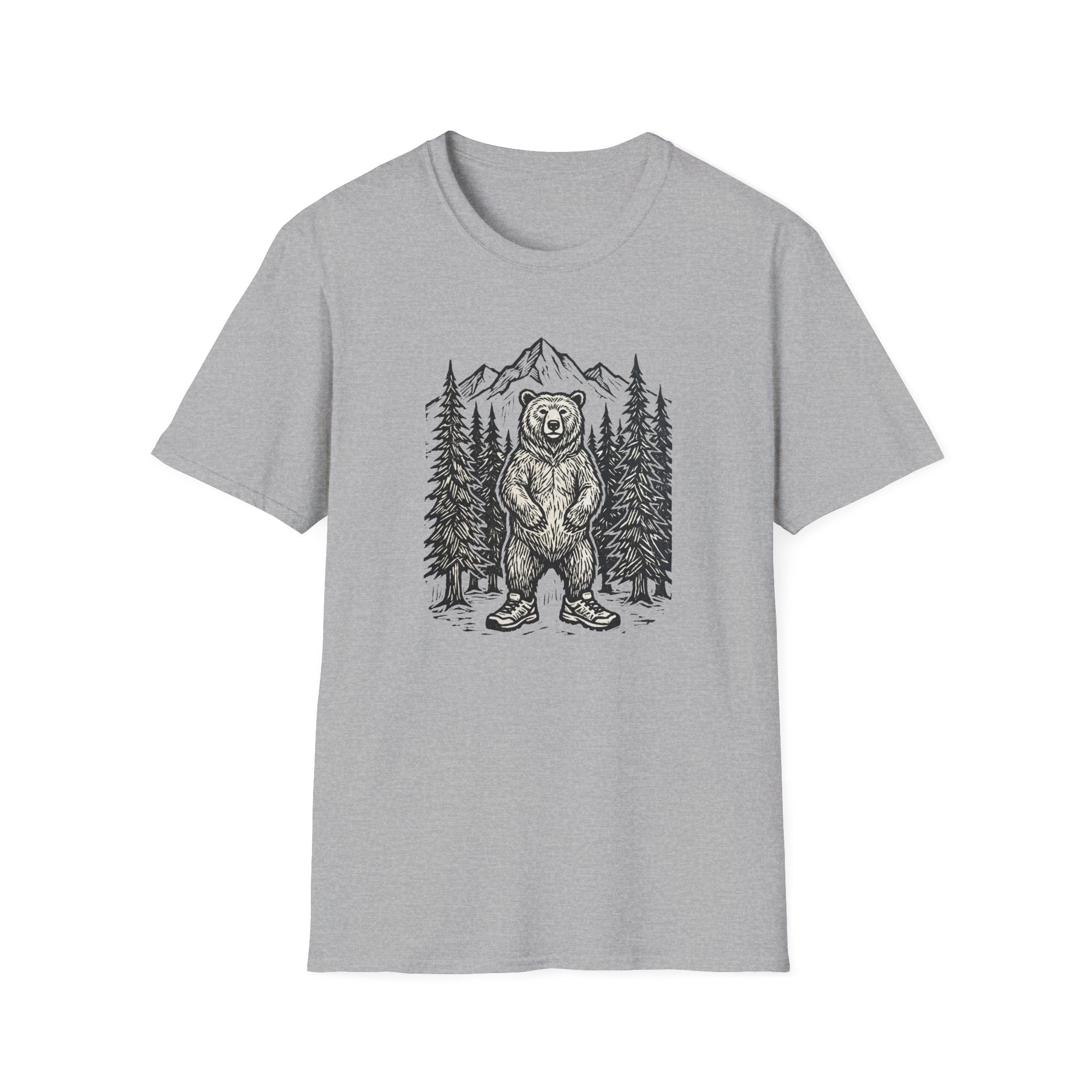 Linocut Bear T-Shirt