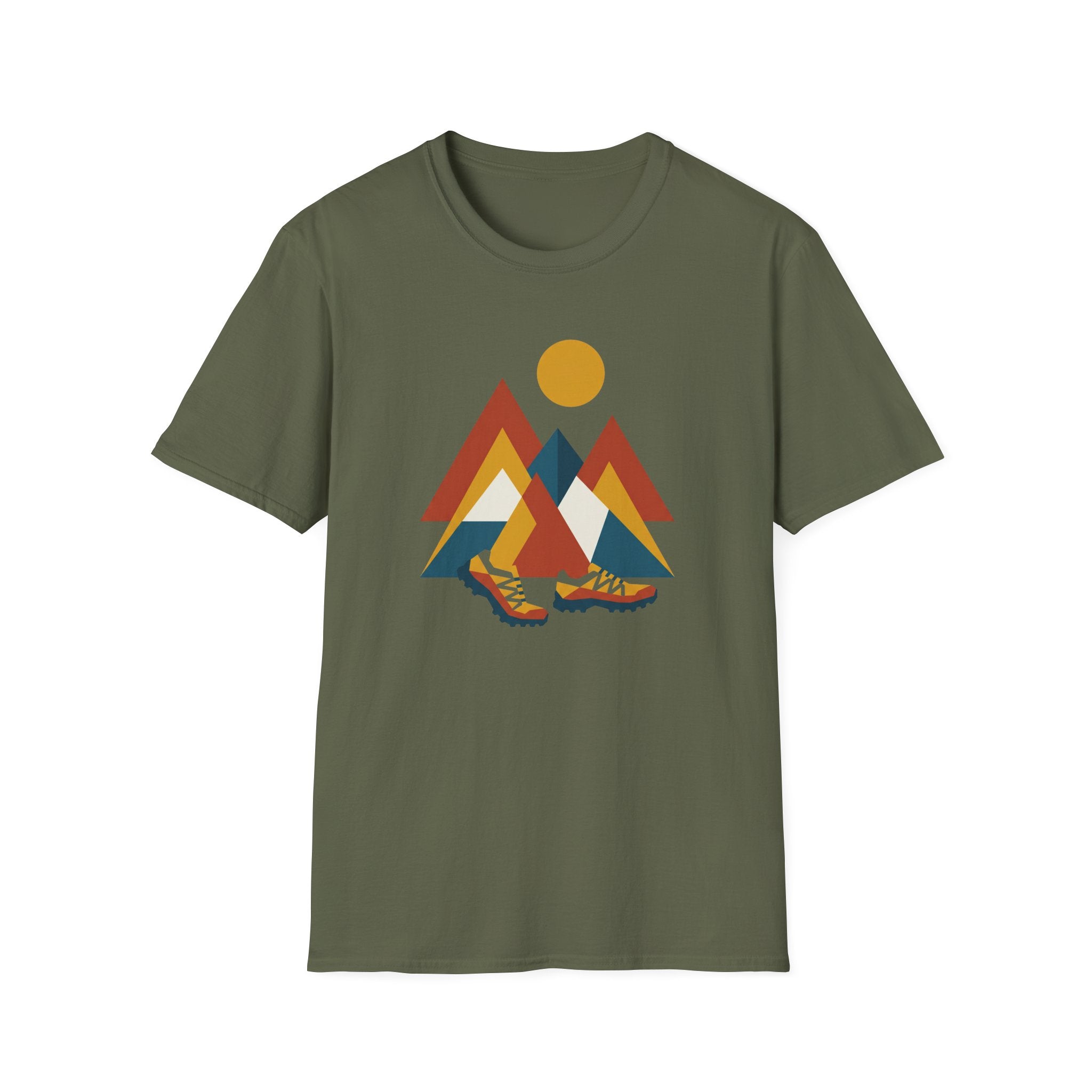 Geometric Peaks T-Shirt