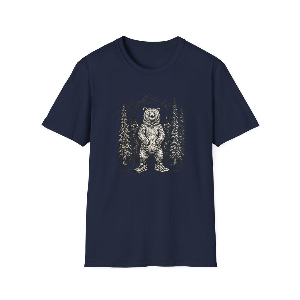 Linocut Bear T-Shirt