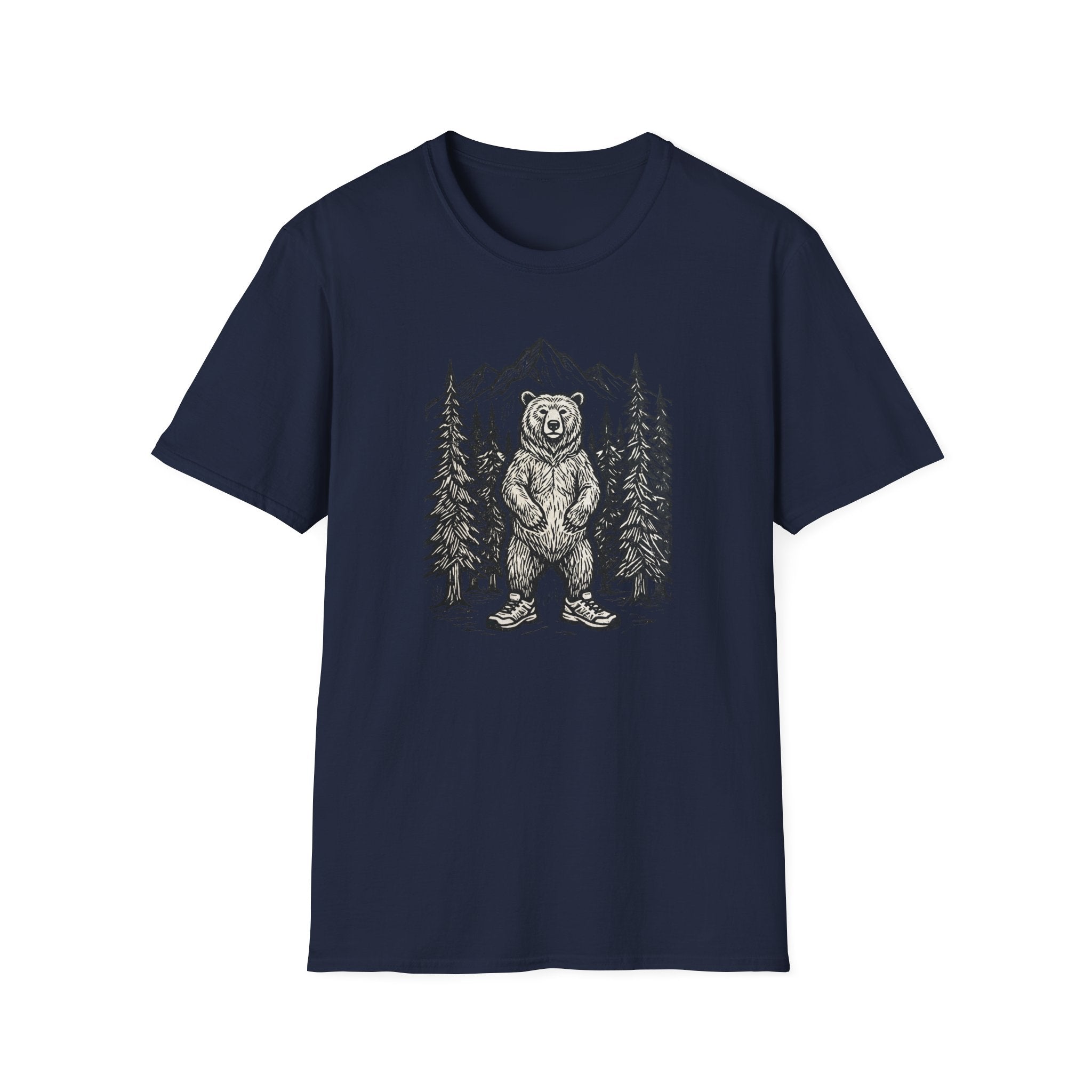 Linocut Bear T-Shirt