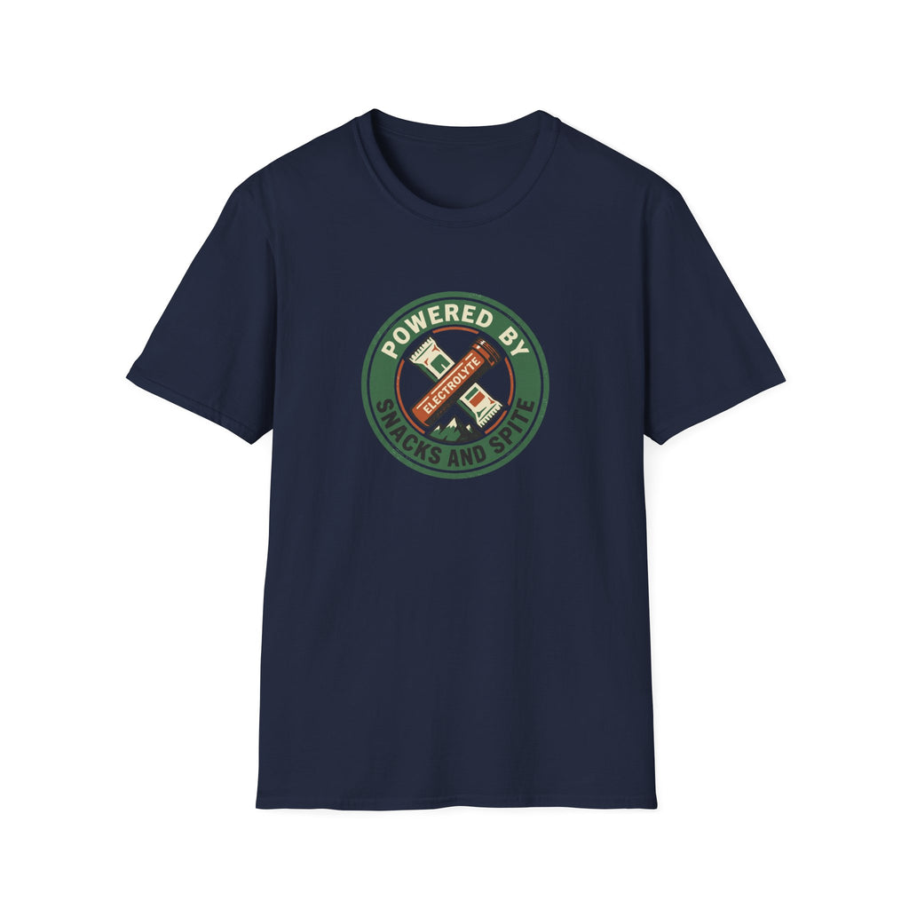Powered By Snacks And Spite T-Shirt