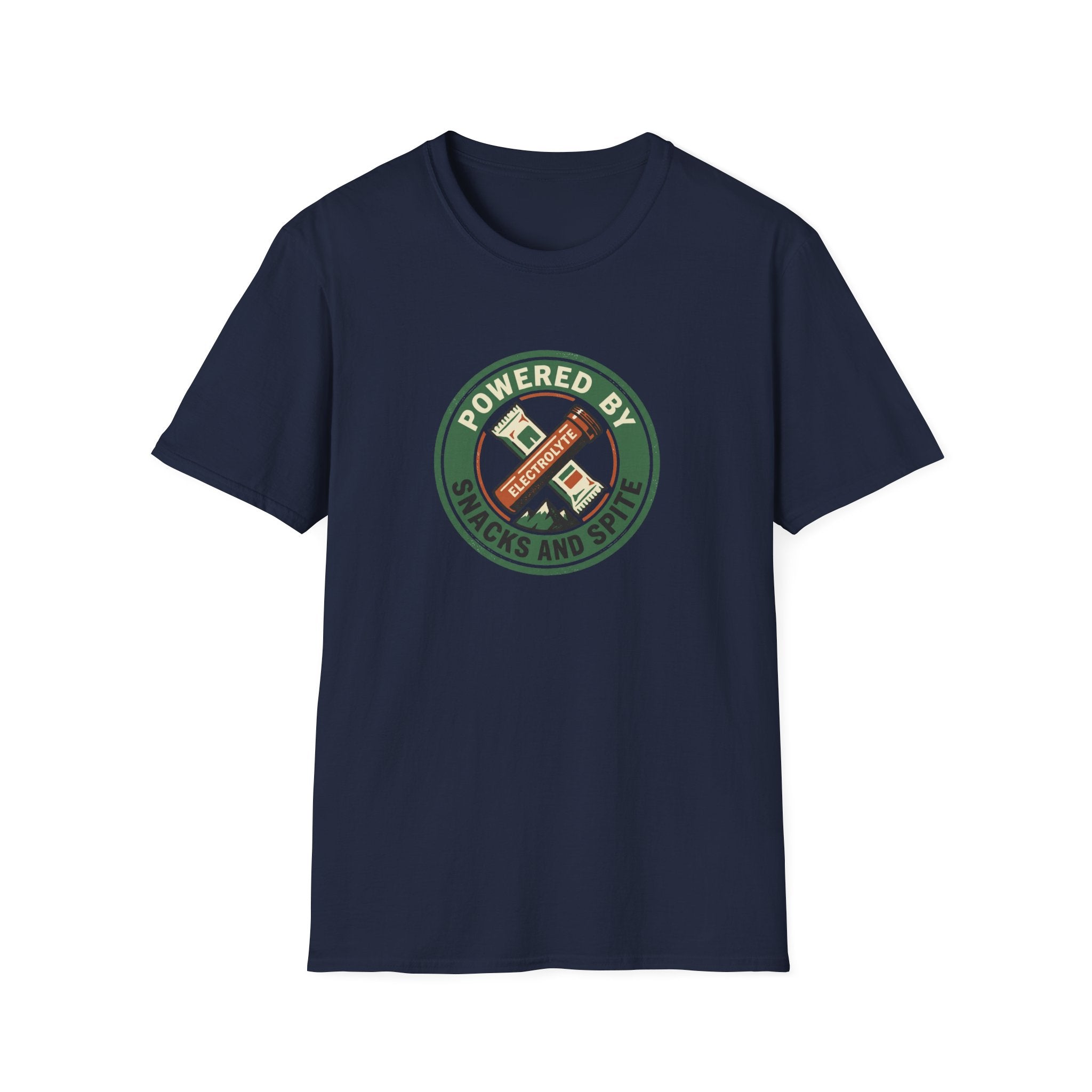 Powered By Snacks And Spite T-Shirt