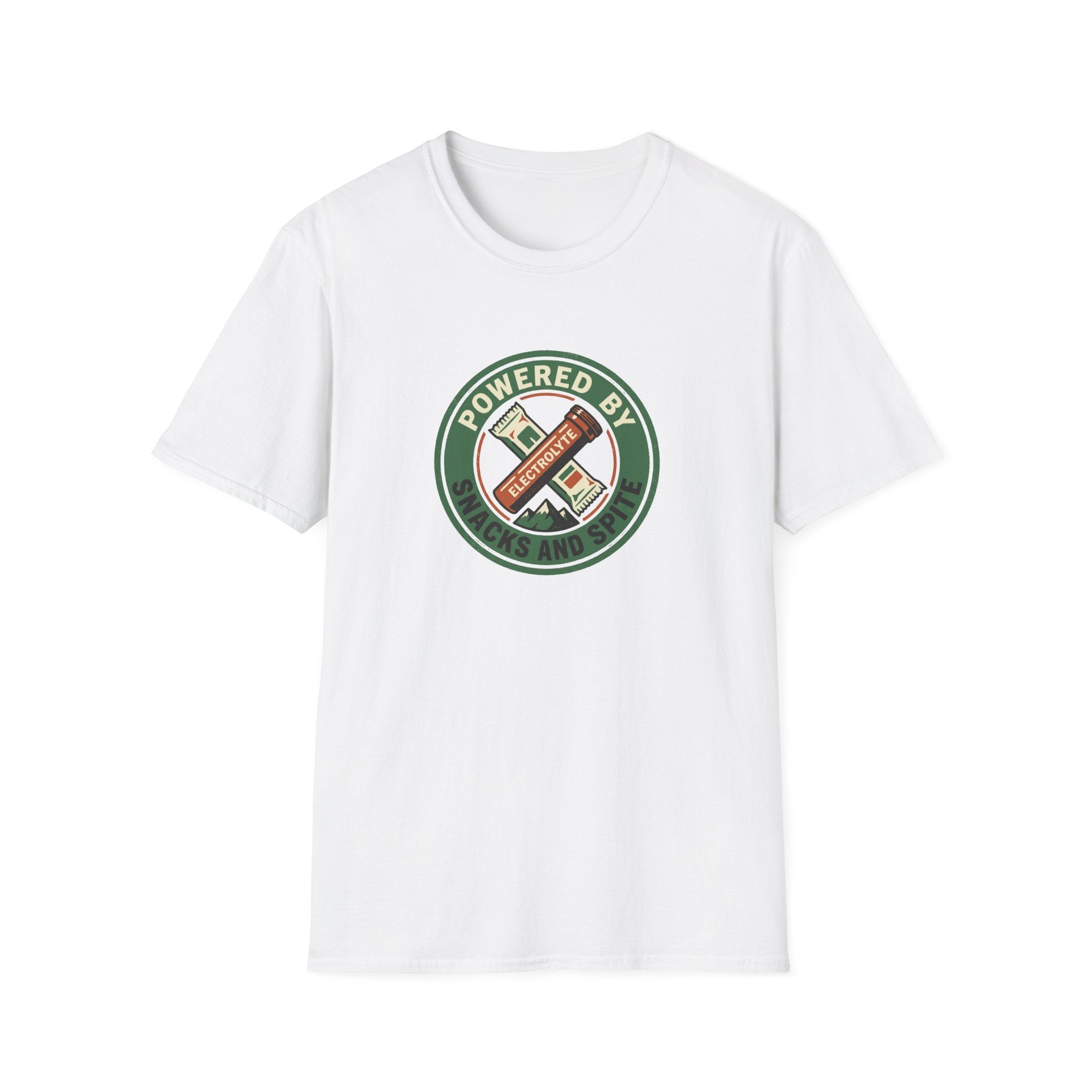 Powered By Snacks And Spite T-Shirt
