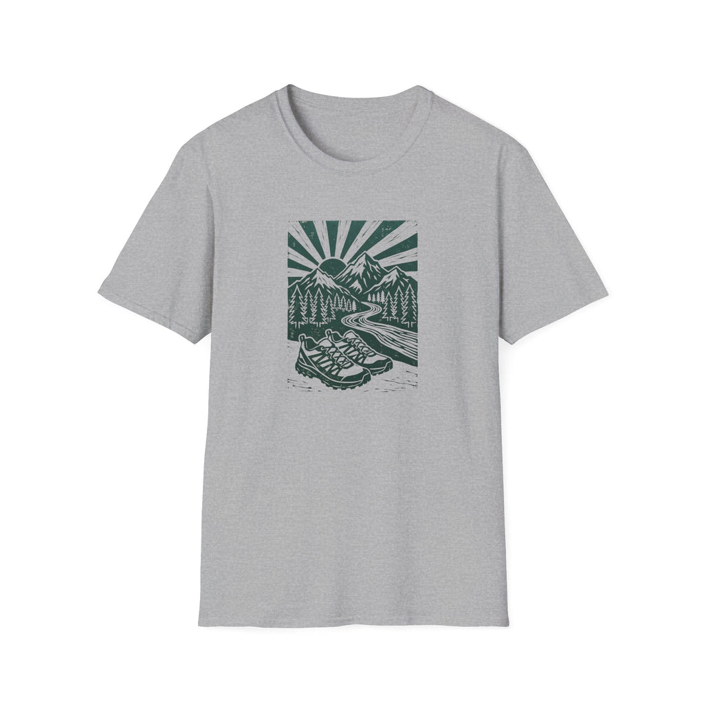 Linocut Peaks T-Shirt
