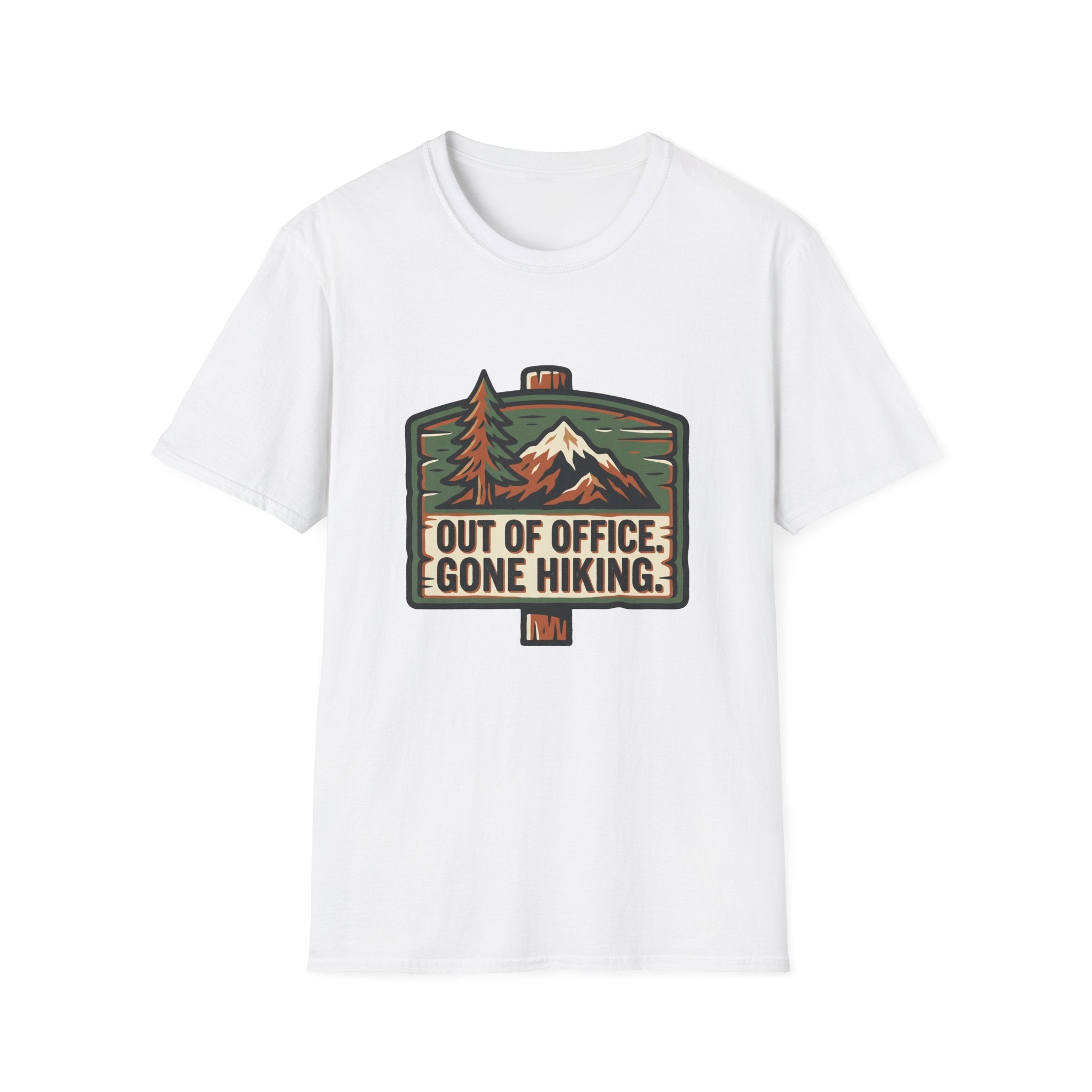 Out Of Office Gone Hiking T-Shirt