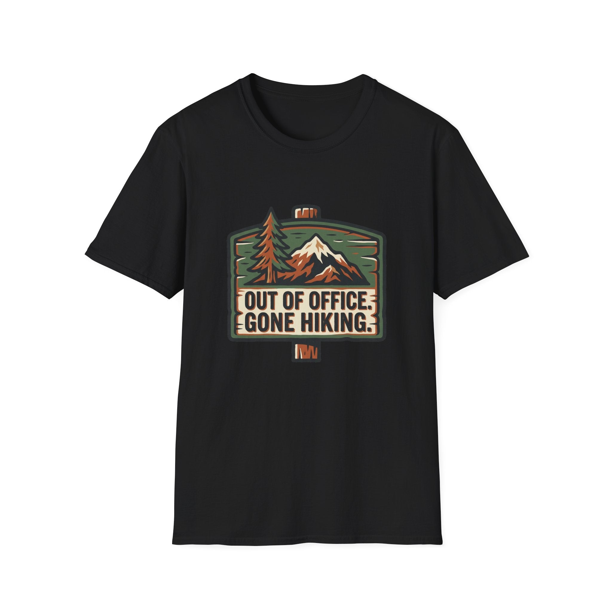 Out Of Office Gone Hiking T-Shirt