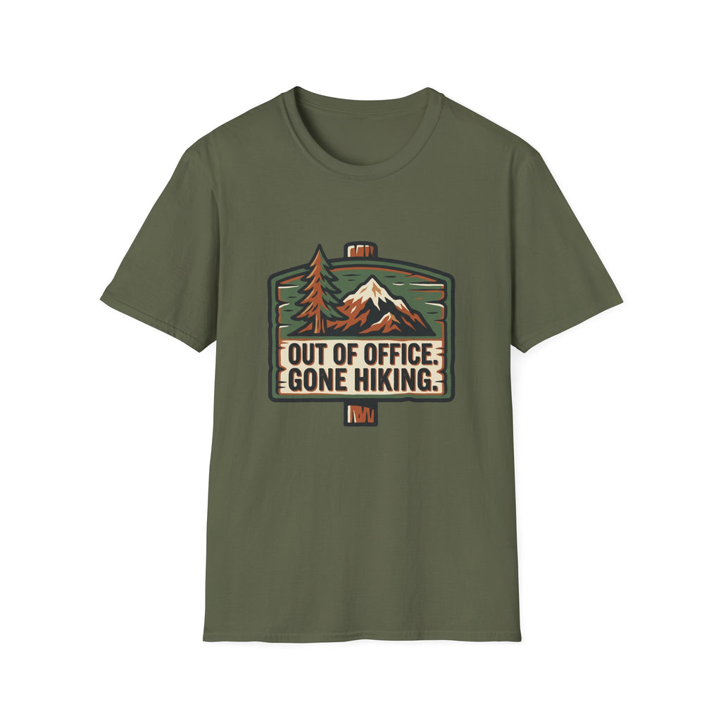 Out Of Office Gone Hiking T-Shirt