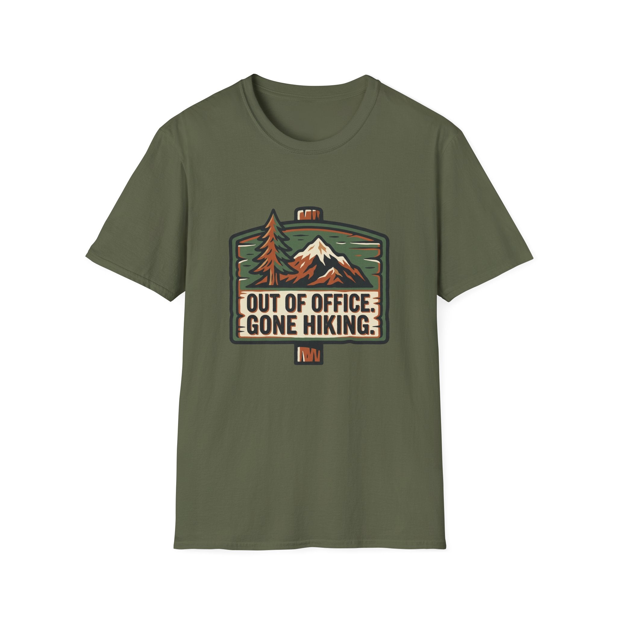 Out Of Office Gone Hiking T-Shirt