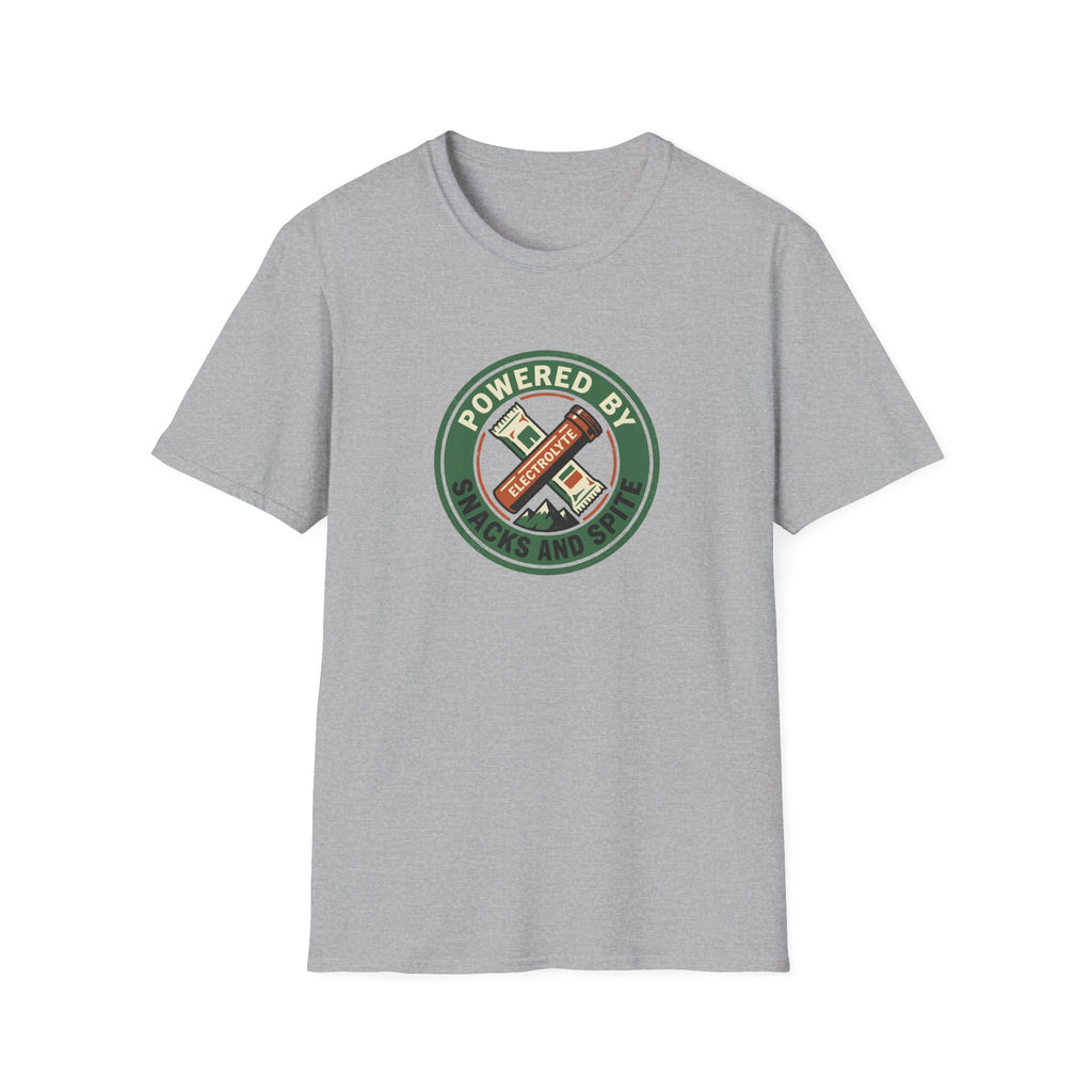 Powered By Snacks And Spite T-Shirt