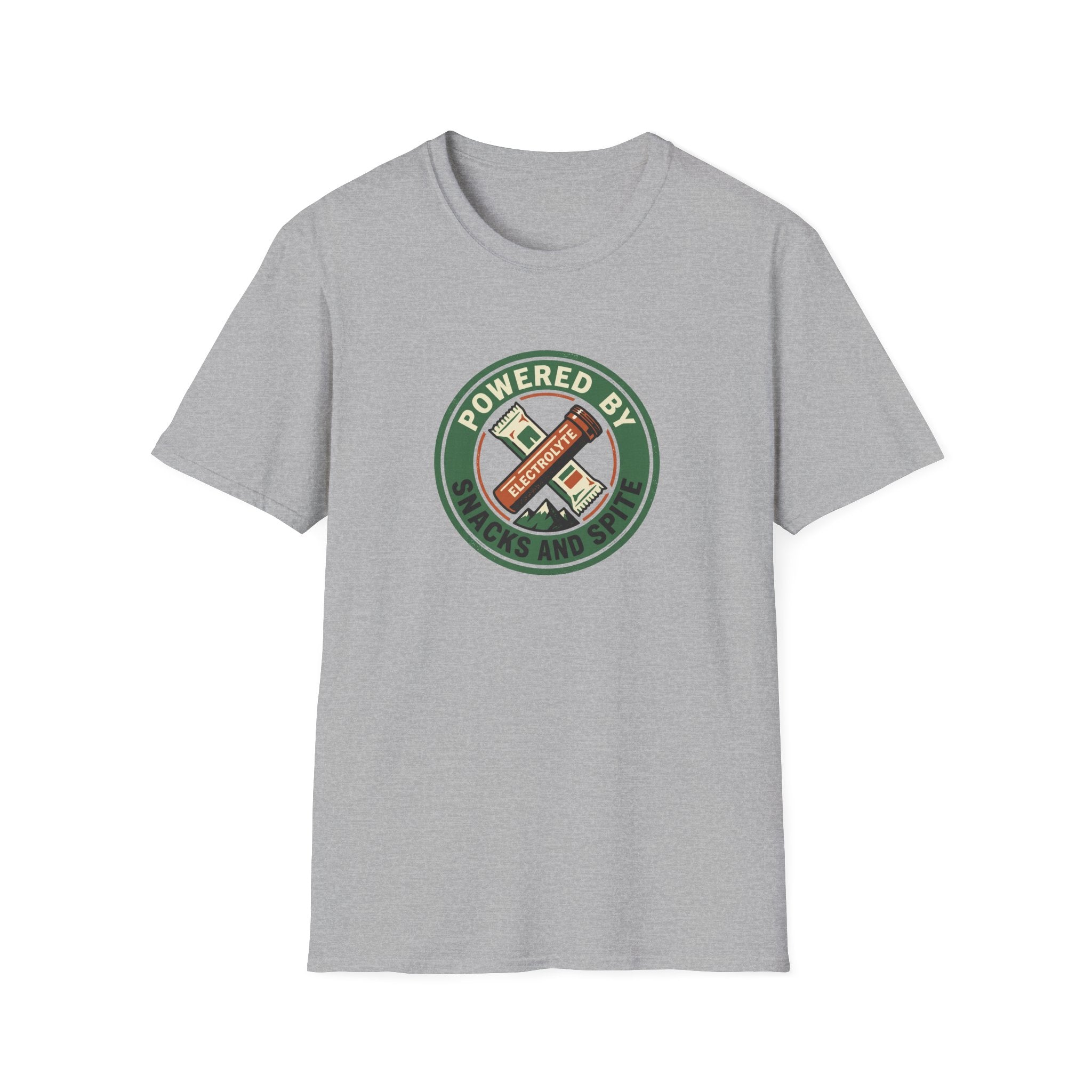Powered By Snacks And Spite T-Shirt