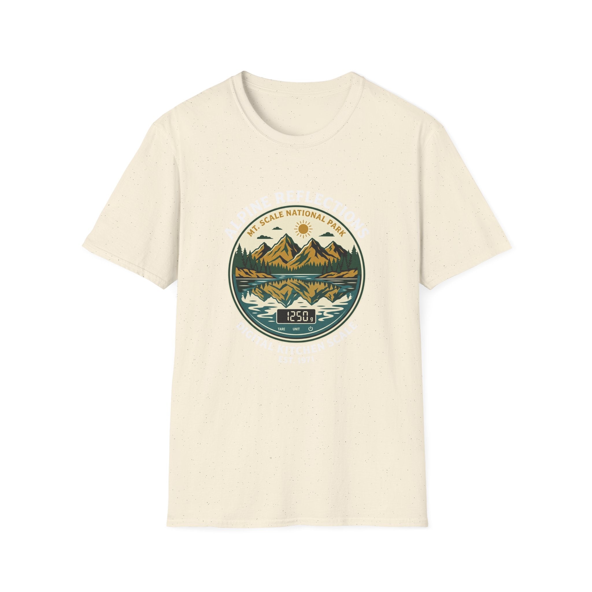Alpine Reflections-BLACK T-Shirt