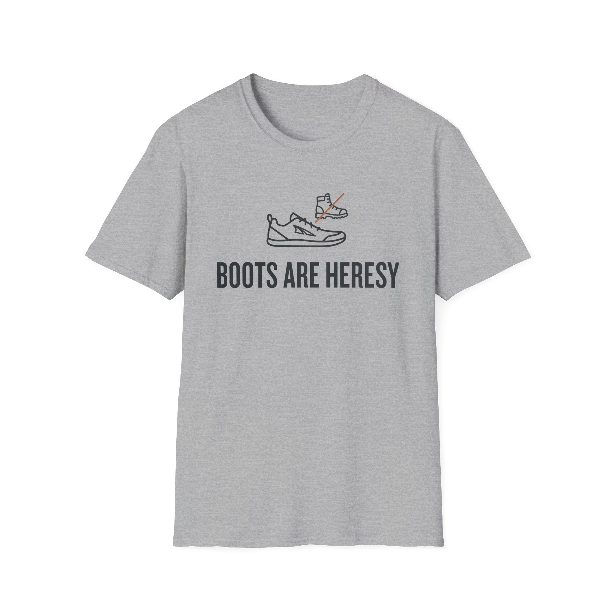 Boots Are Heresy T-Shirt