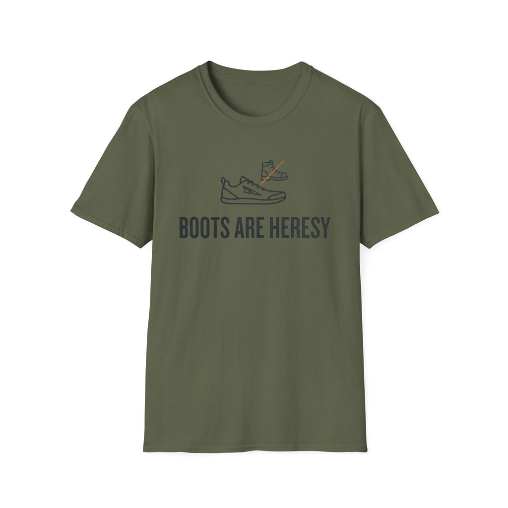 Boots Are Heresy T-Shirt