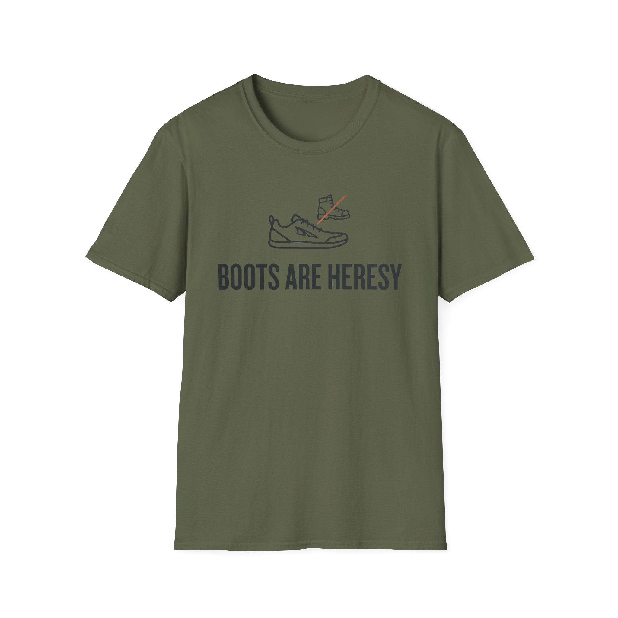 Boots Are Heresy T-Shirt