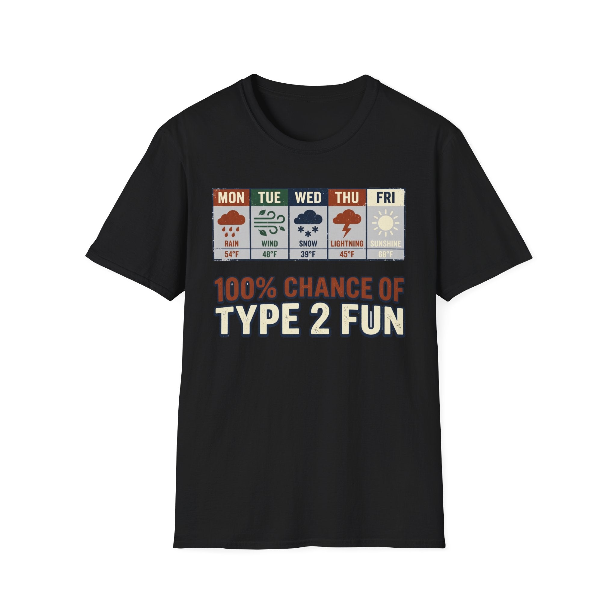100% Chance Of Type 2 Fun T-Shirt