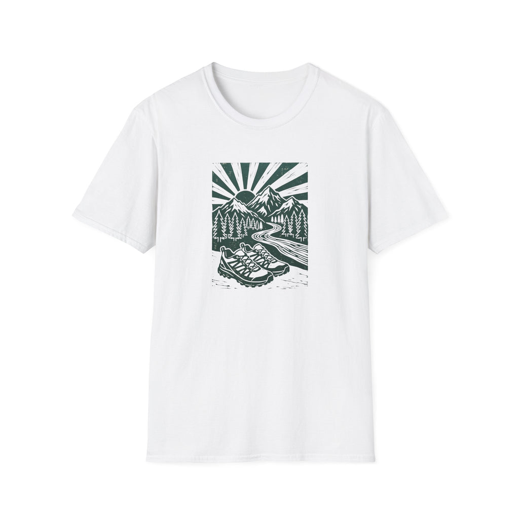 Linocut Peaks T-Shirt